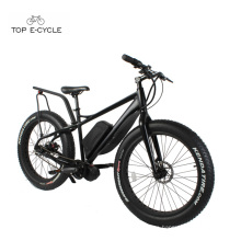 TOP Nuevo estilo Bafang 750W Mid Drive Motor Fat Tire Snow Bicicleta eléctrica 2017